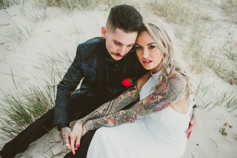 Katie & Raphael- Married xx North Burleigh beach elopement xx  70